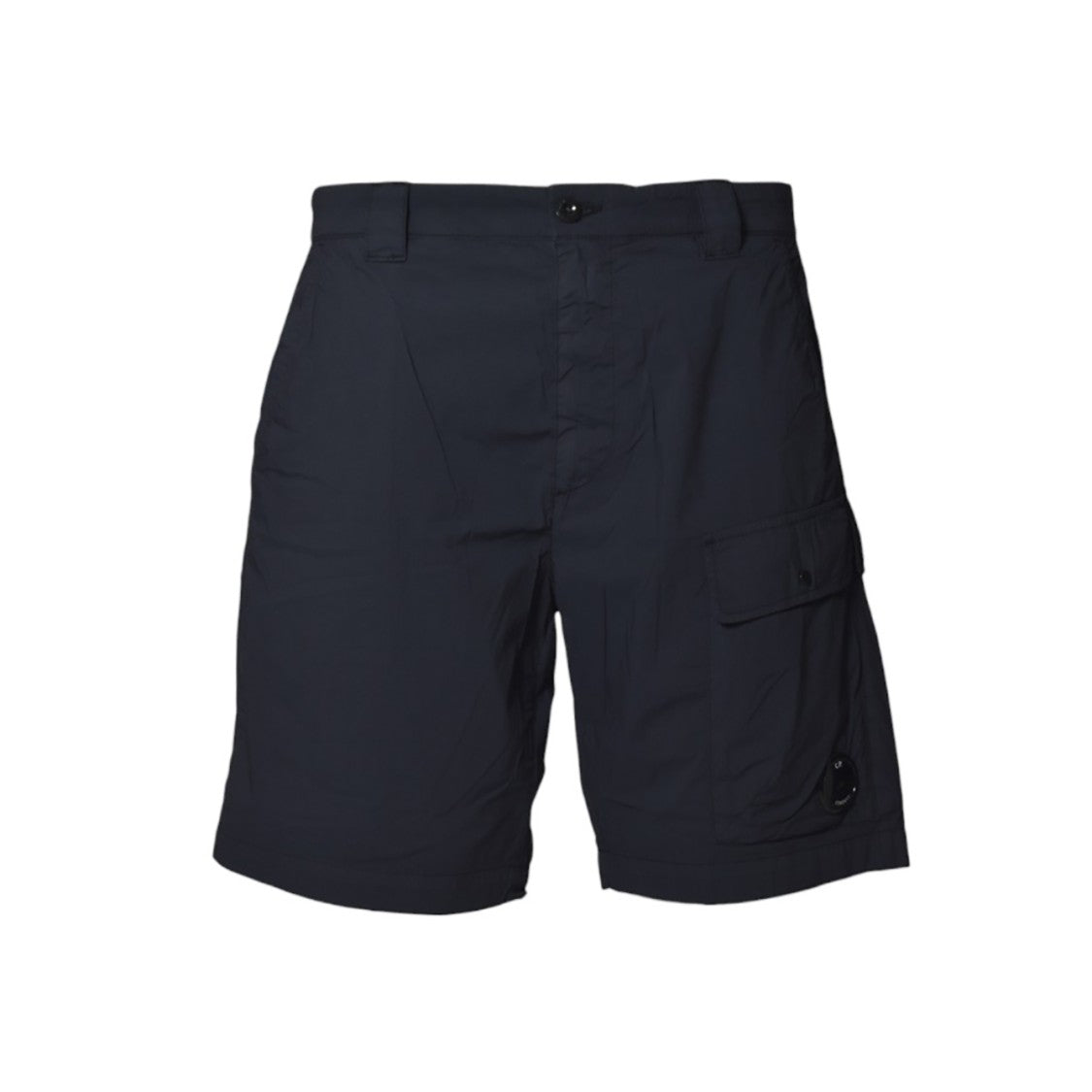 C.P. Company Midnight Blue Cotton 50-Thread Cargo Bermuda Shorts