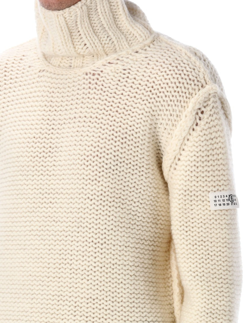 Mm6 By Maison Margiela High Neck Sweater