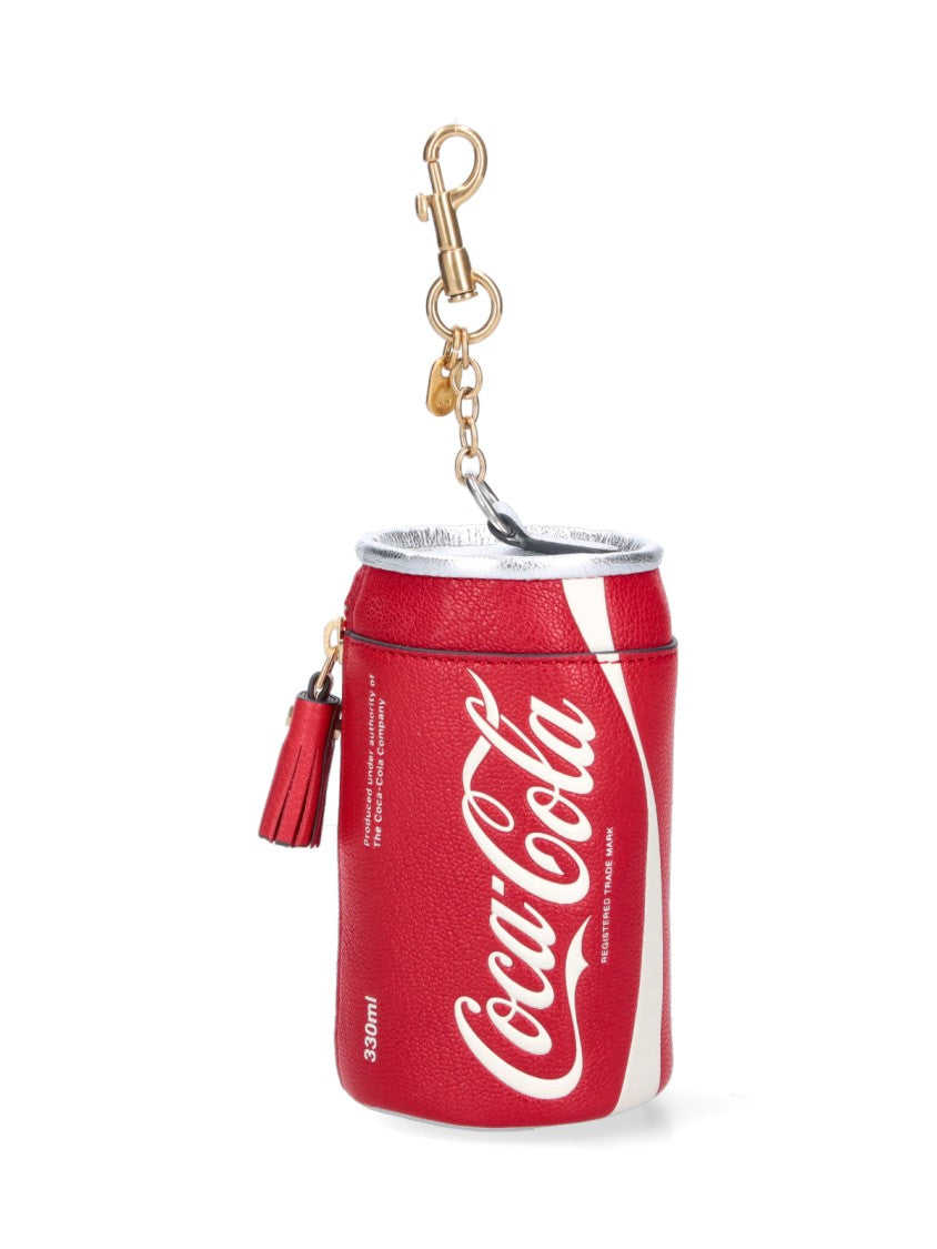 Anya Hindmarch Red Coca Cola Goat Leather Coin Purse