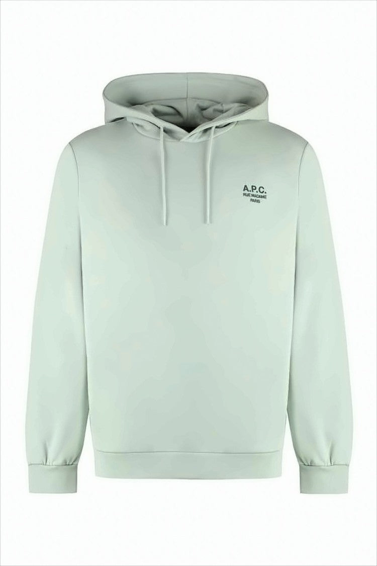 A.P.C. Cropped Hoodie With Drawstring Hood
