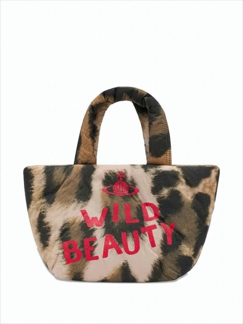 Vivienne Westwood Leopard Print Padded Shoulder Bag