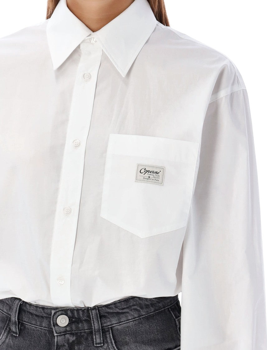 Coperni White Bodysuit Shirt
