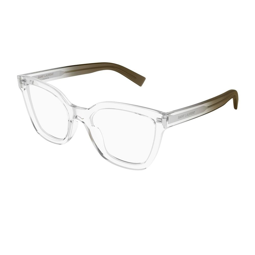 Saint Laurent Sl 748 Linea Corner Angle Transparent Cat-Eye Sunglasses