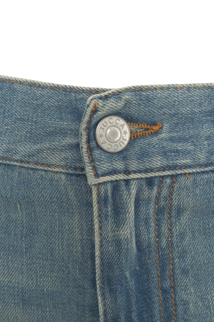 Jucca High-Waisted Wide Leg Jeans