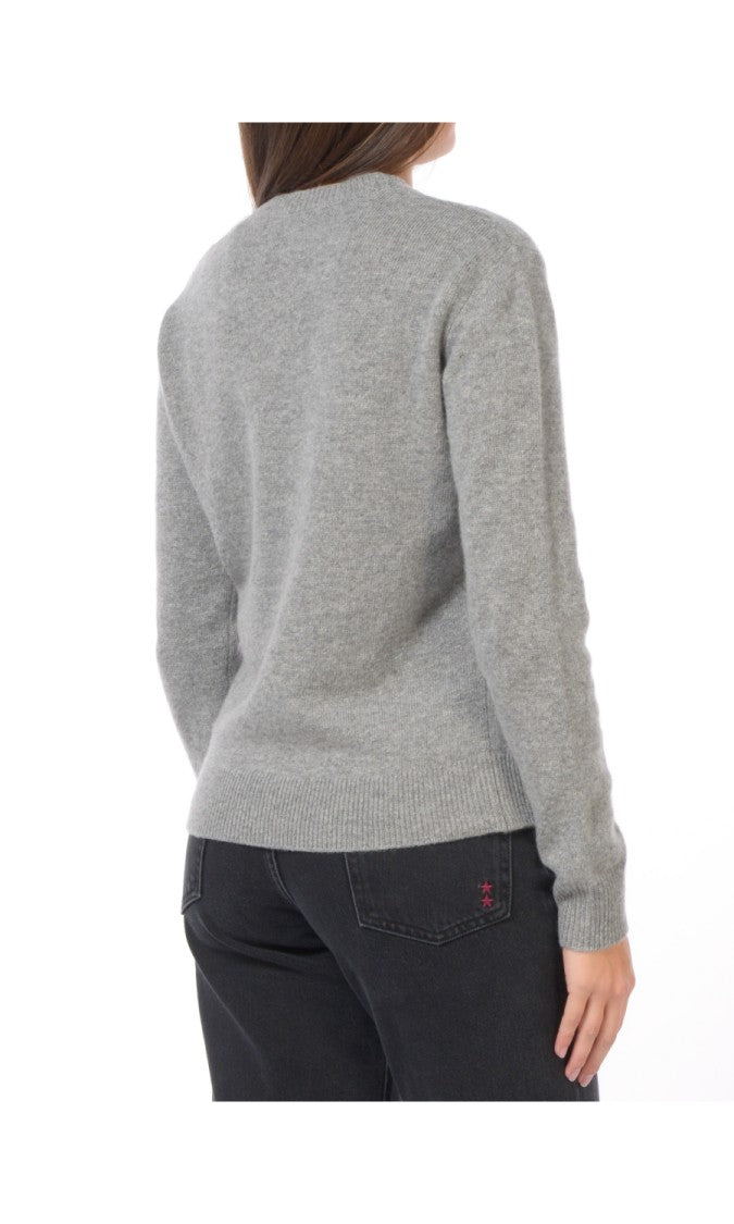 Mc2 Saint Barth Versatile Grey Knit Pullover