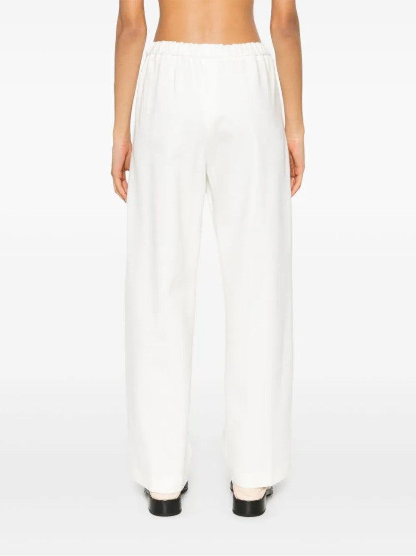 Fabiana Filippi Wide-Leg Trousers With Fabric Blend And Elastic Waistband