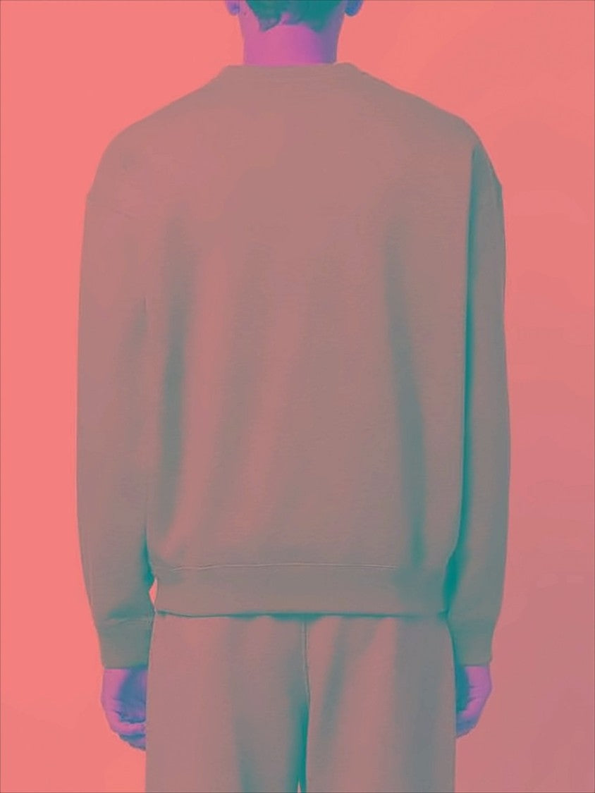 Versace Cotton Long-Sleeve Sweatshirt With Graphic Emblem