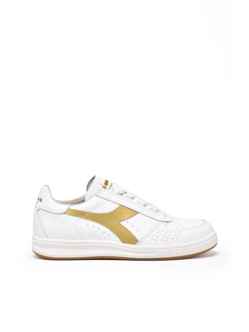 Diadora Heritage White Gold Leather B.Elite Sneakers