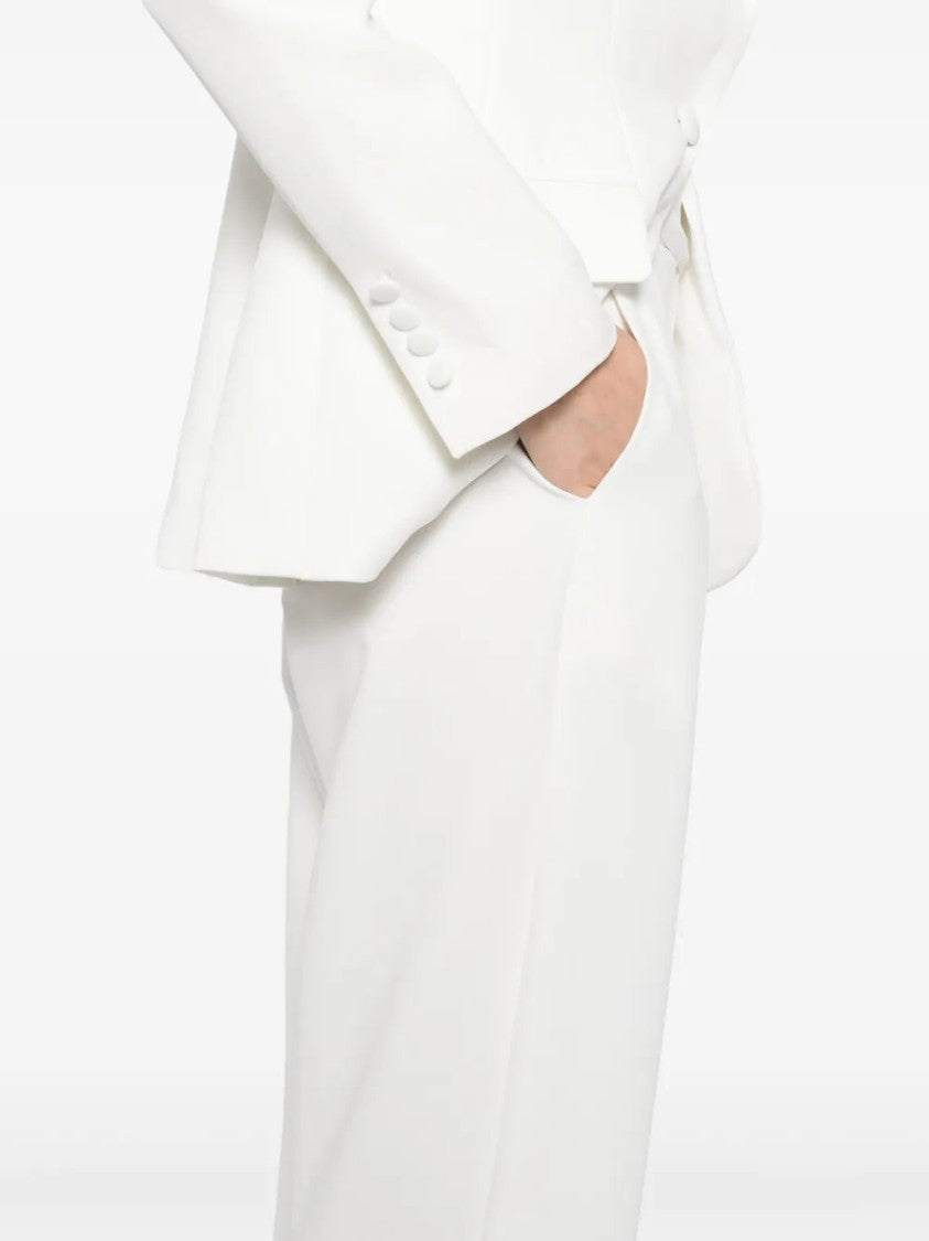 Saiid Kobeisy Wide-Leg Tailored Pants With Practical Pockets