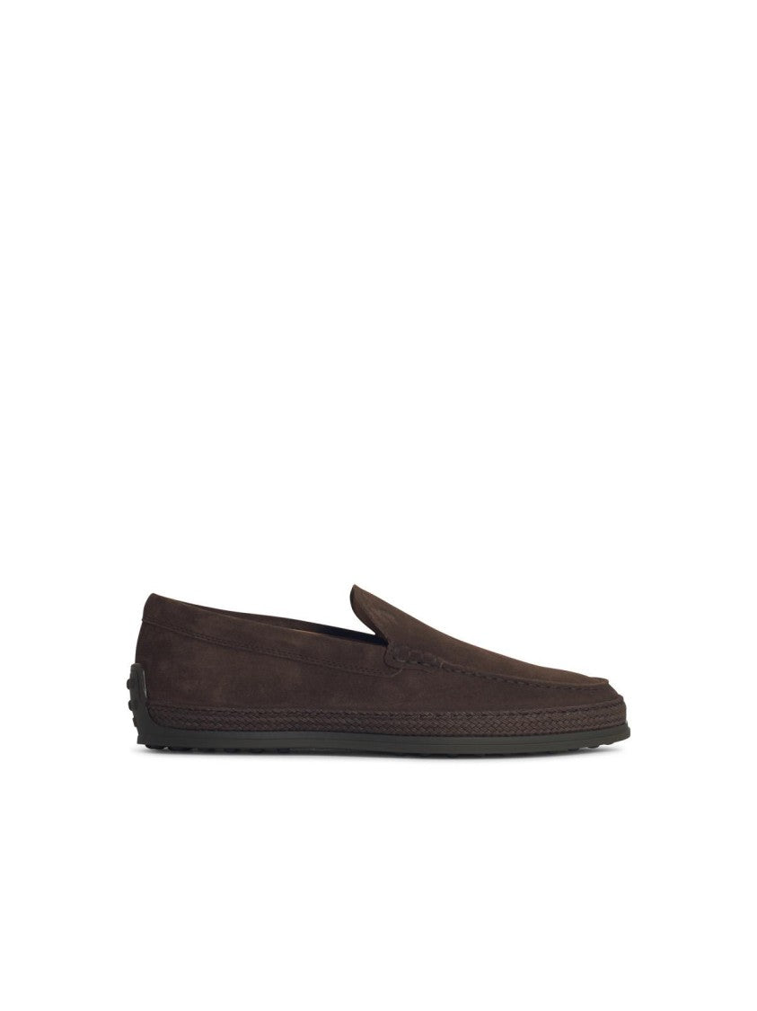 Tod's Brown Suede Loafers