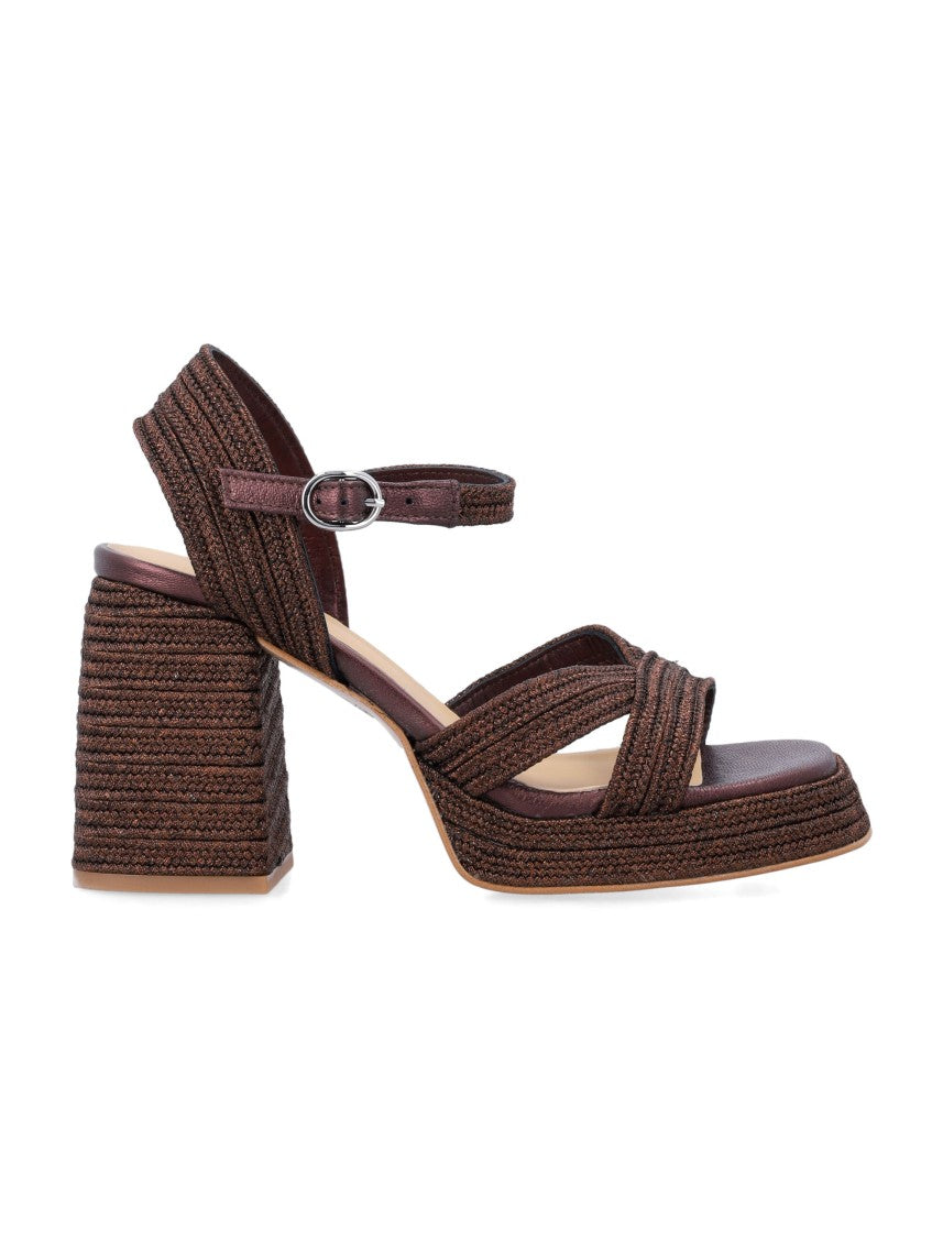 Castaner Valle Woven Structured Ankle Sandals