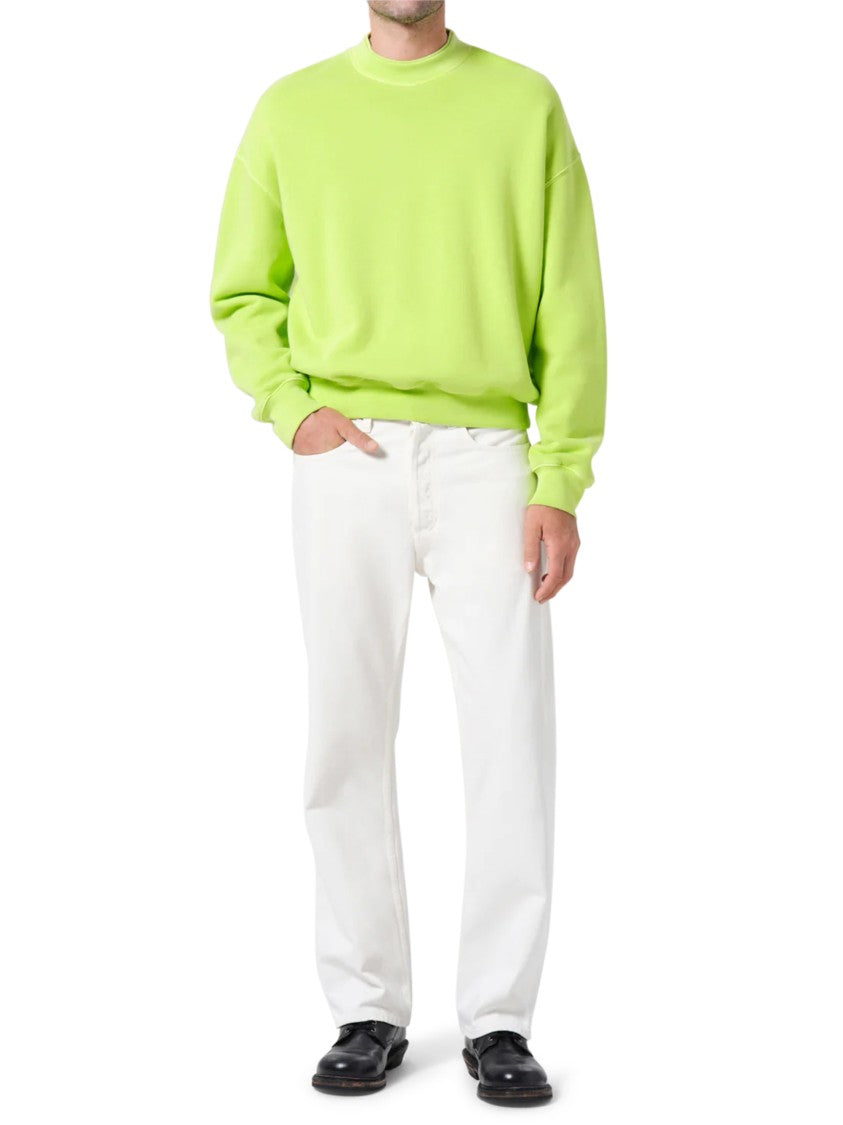 Agolde Straight-Leg Chalk White Trousers With Classic Five-Pocket Design