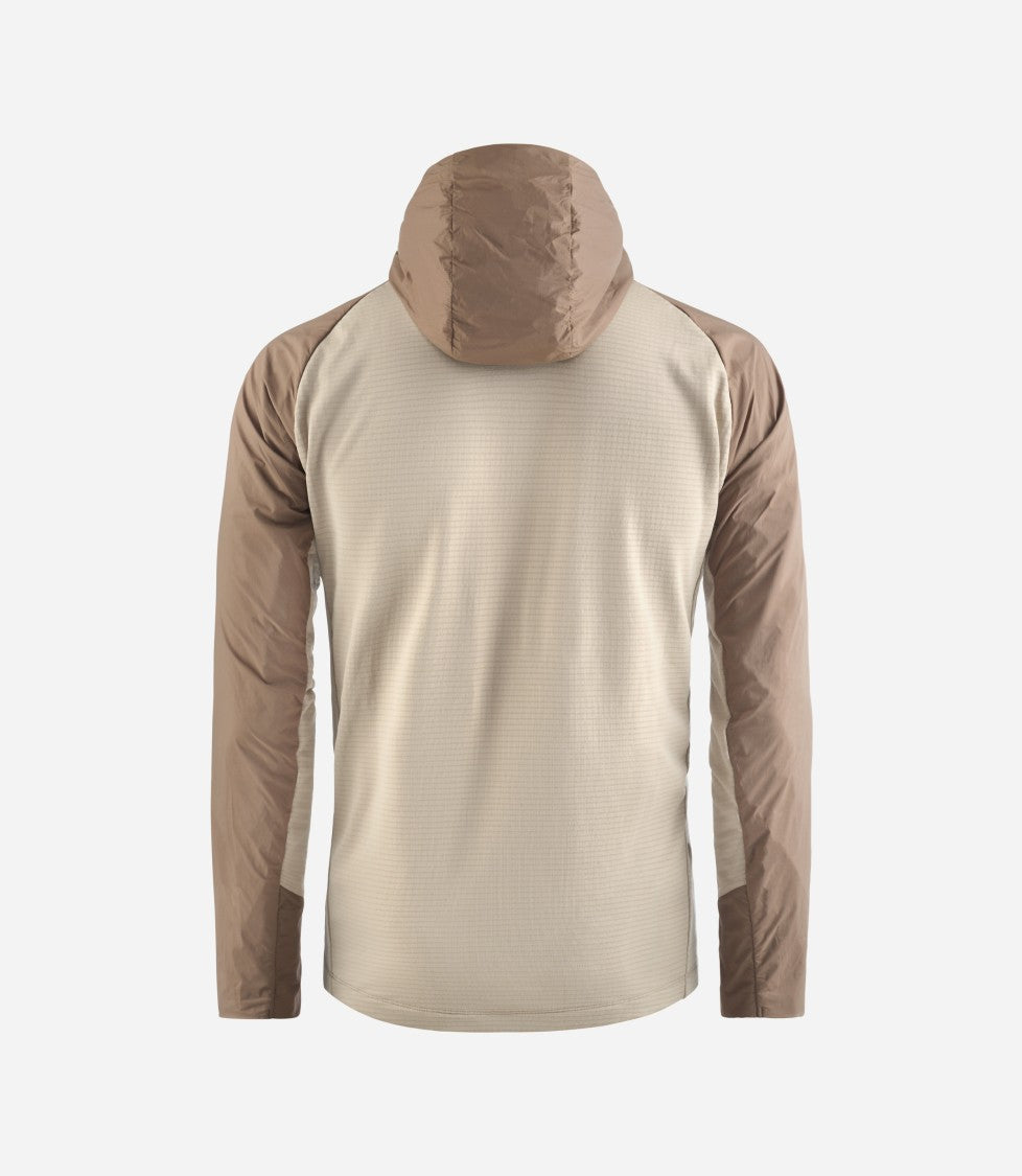 Pedaled Trail Hooded Anorak With Micro-Gridded Fleece