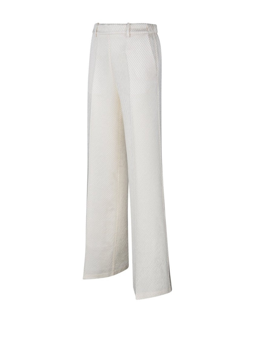 Forte Forte Diagonal Couture Palazzo Pants
