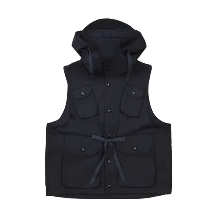 Jil Sander Sleek High-Collar Vest With Adjustable Hood