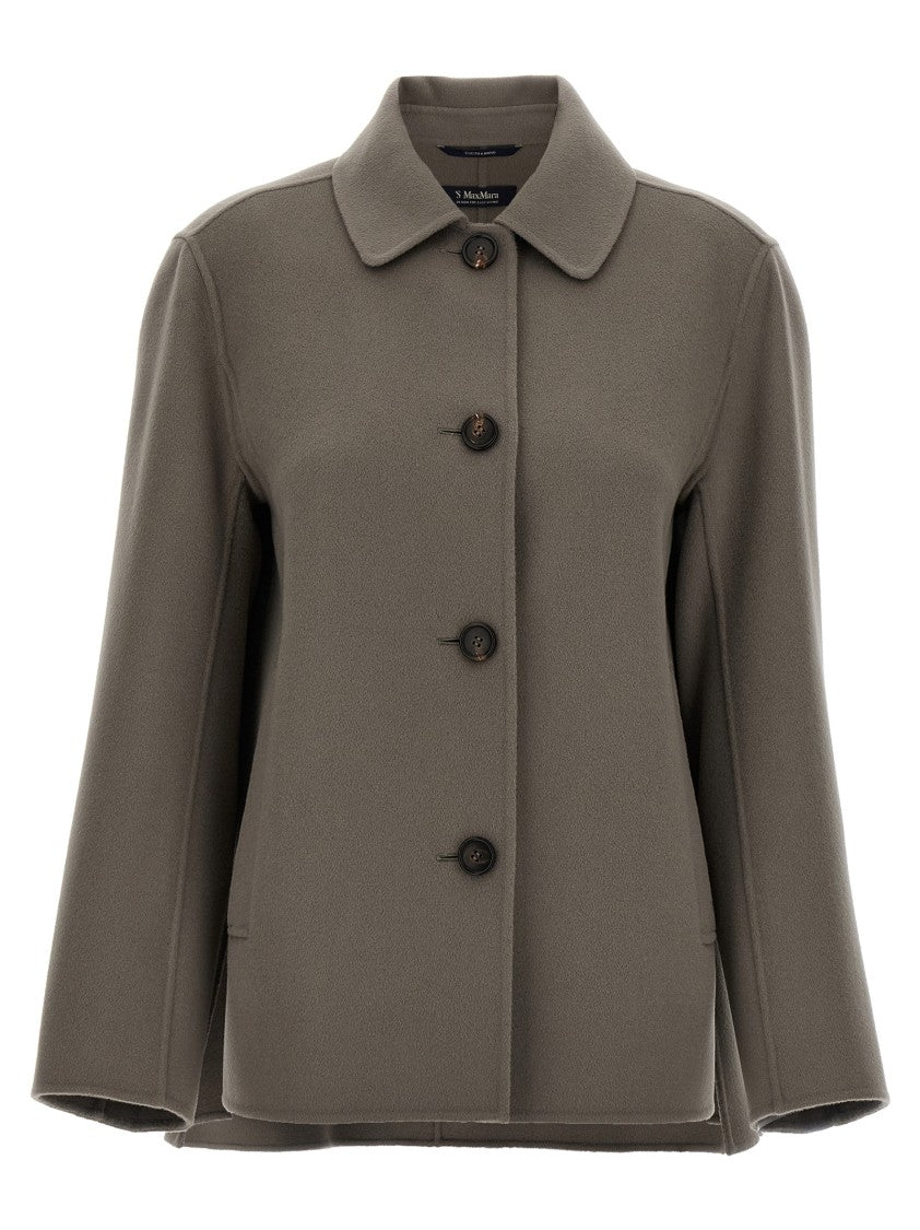 Max Mara Hand-Sewn Pure Wool 'Lily' Overshirt