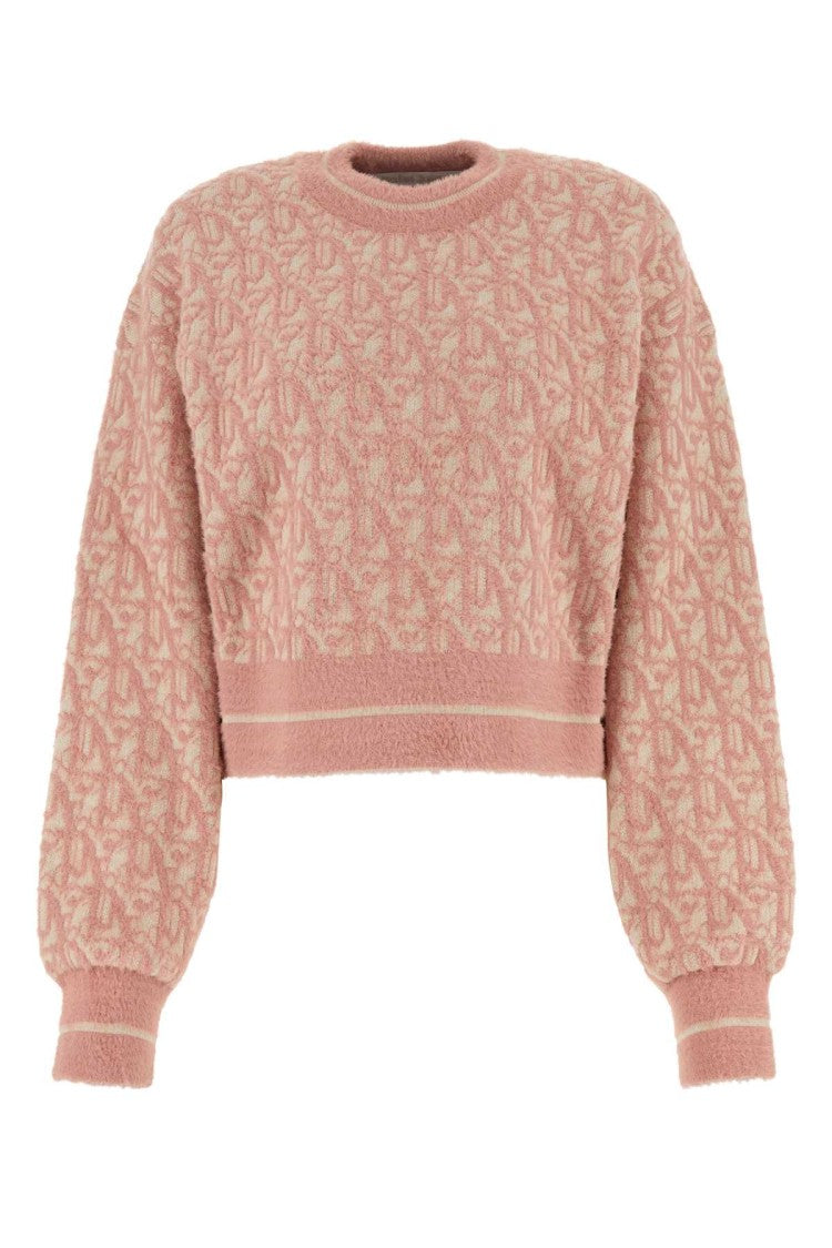 Palm Angels Embroidered Nylon Blend Sweater