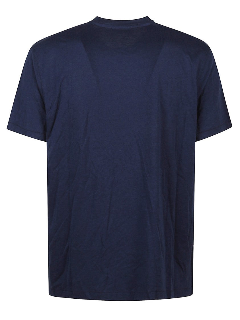 Tom Ford Classic Crew Neck Cotton T-Shirt With Straight Hem