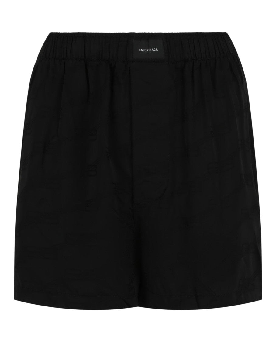Balenciaga Bb Monogram Pajama Shorts