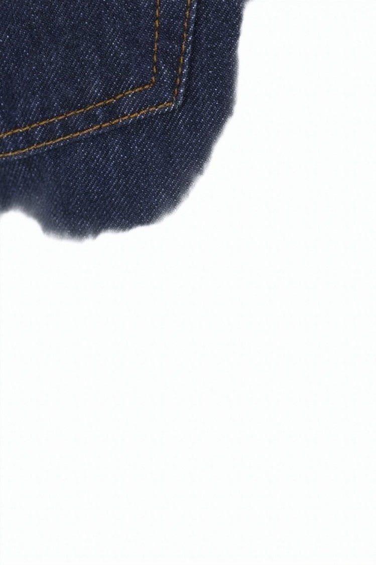 Gucci Tapered Denim Trousers With Monogram Waistband