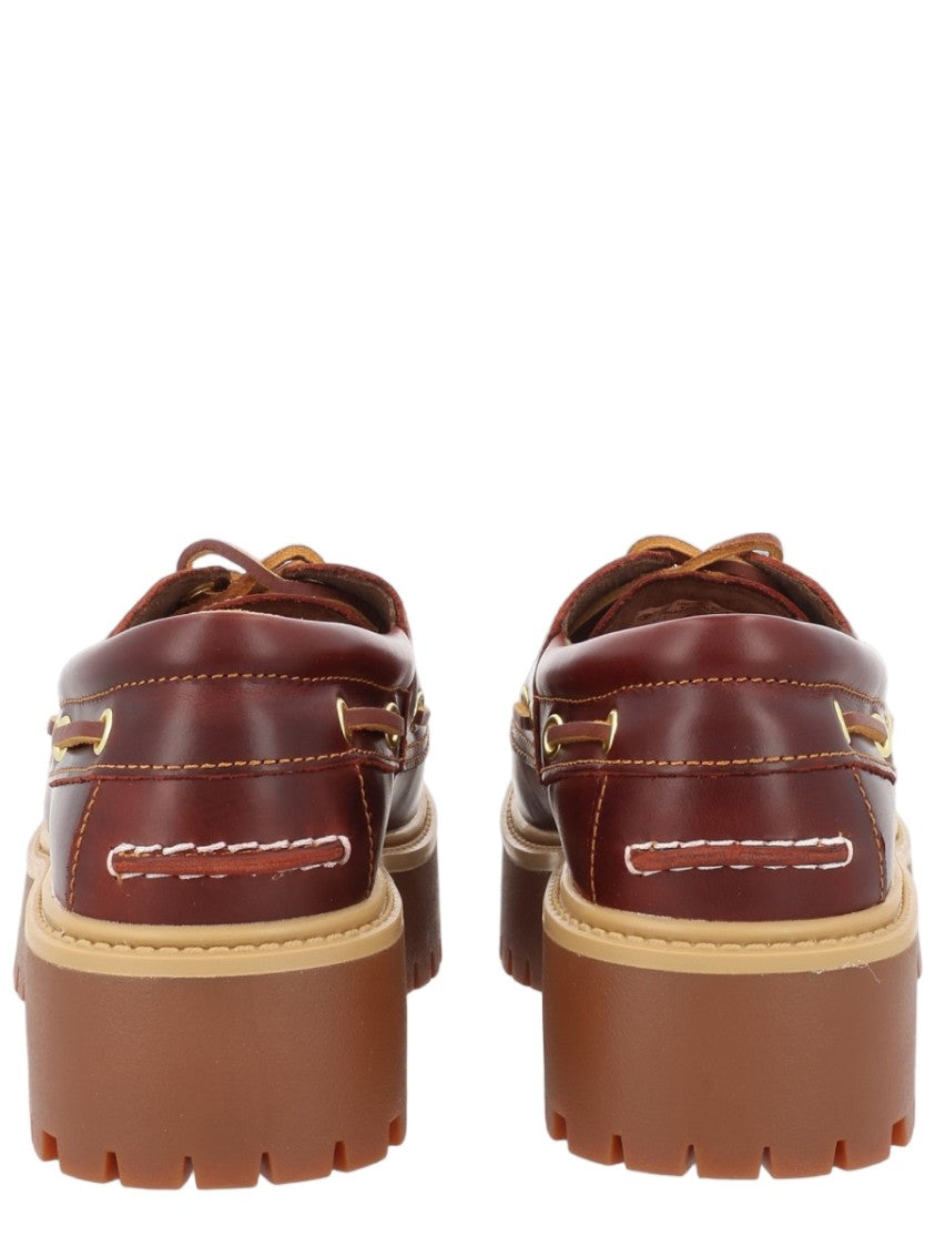Timberland Loafers With Chunky Sole And Moccasin Stitching