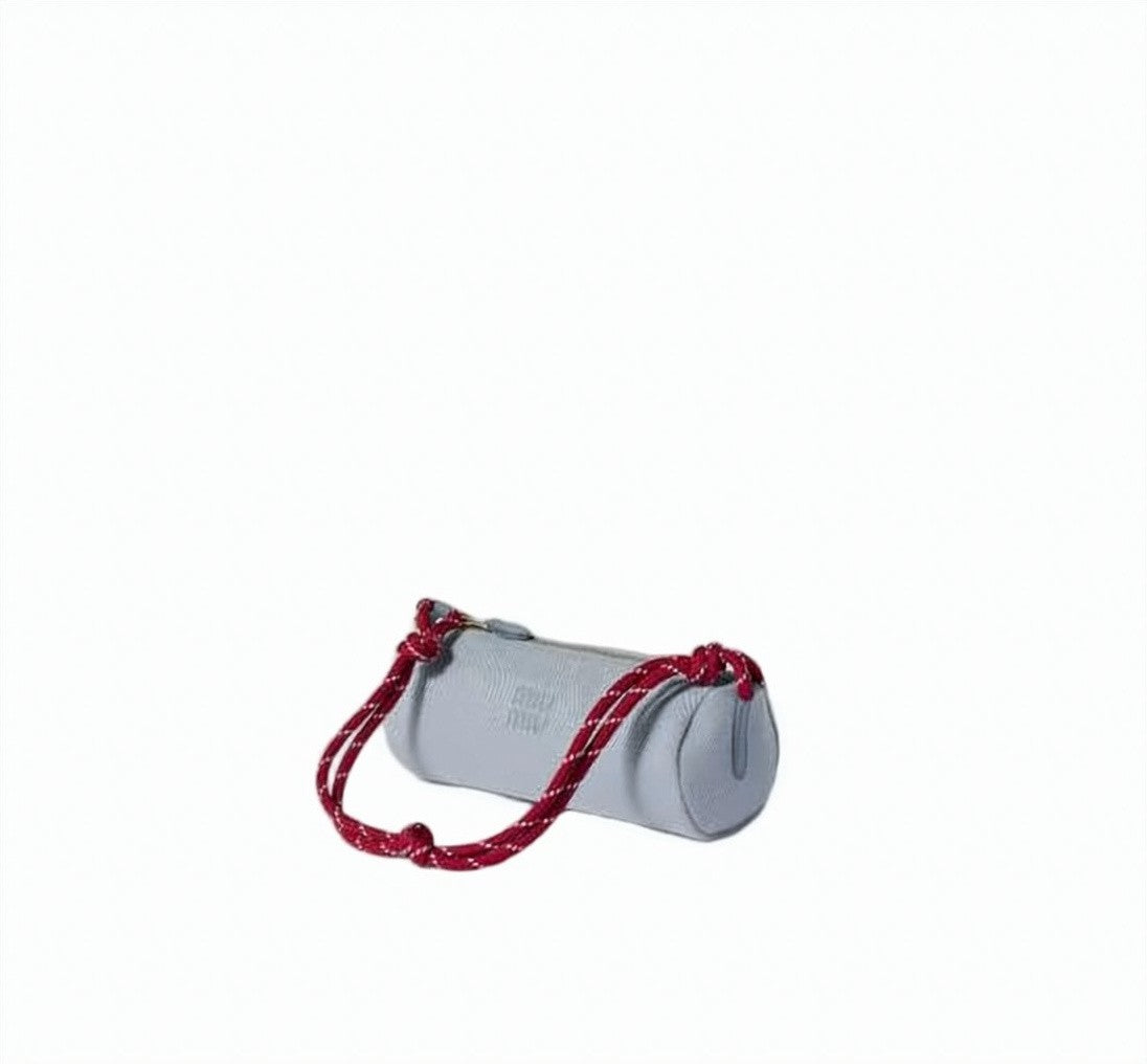 Miu Miu Small Structured Shoulder Bag With Embossed Logo And Gold-Tone Accents