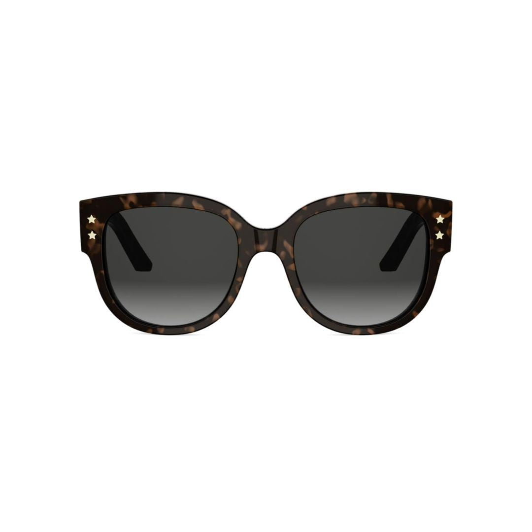 Dior Pacific B2i Oversized Tortoiseshell Square Frame Sunglasses