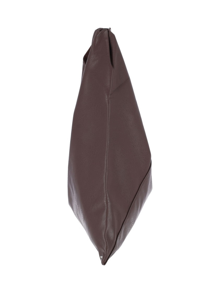 Mm6 By Maison Margiela Brown Japanese Vegan Leather Tote Bag
