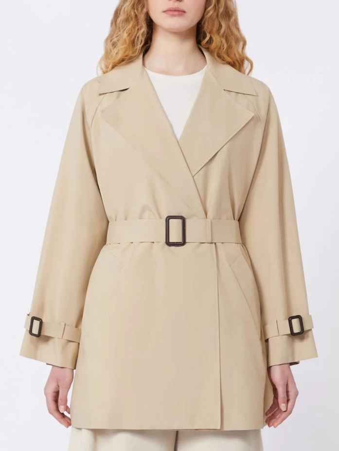 Weekend Ovatta Technical Canvas Trench Coat