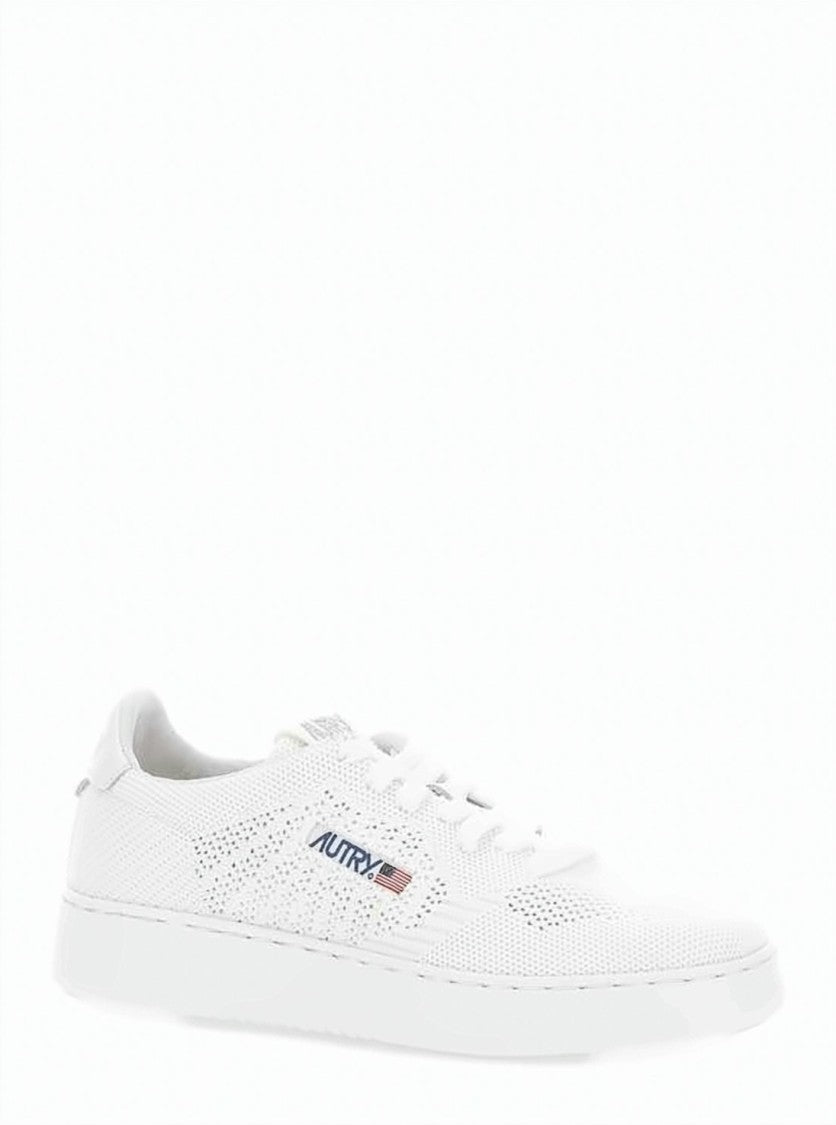 Autry Perforated Low-Top Sneakers With Subtle Branding