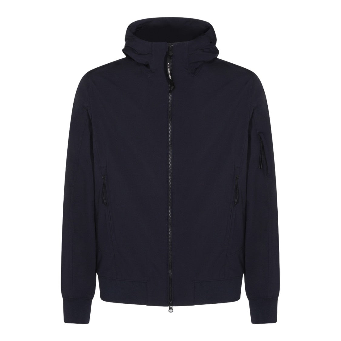 C.P. Company Blue Zip-Up Jacket With Hood