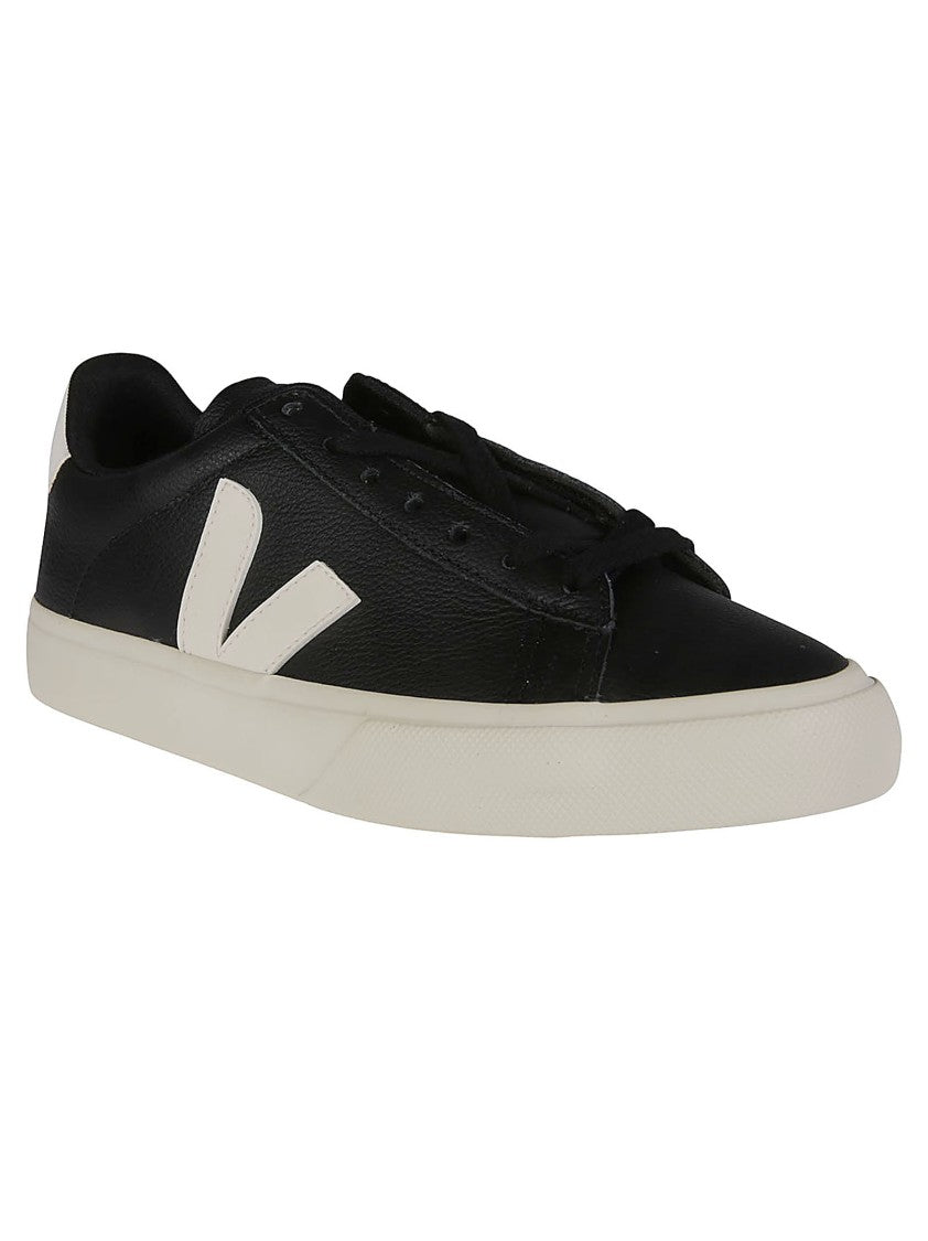 Veja Campo Black Eco Leather Sneakers