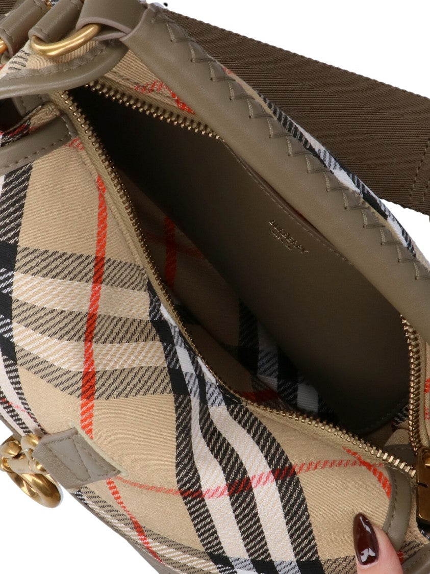 Burberry "Messenger B" Small Handbag Beige
