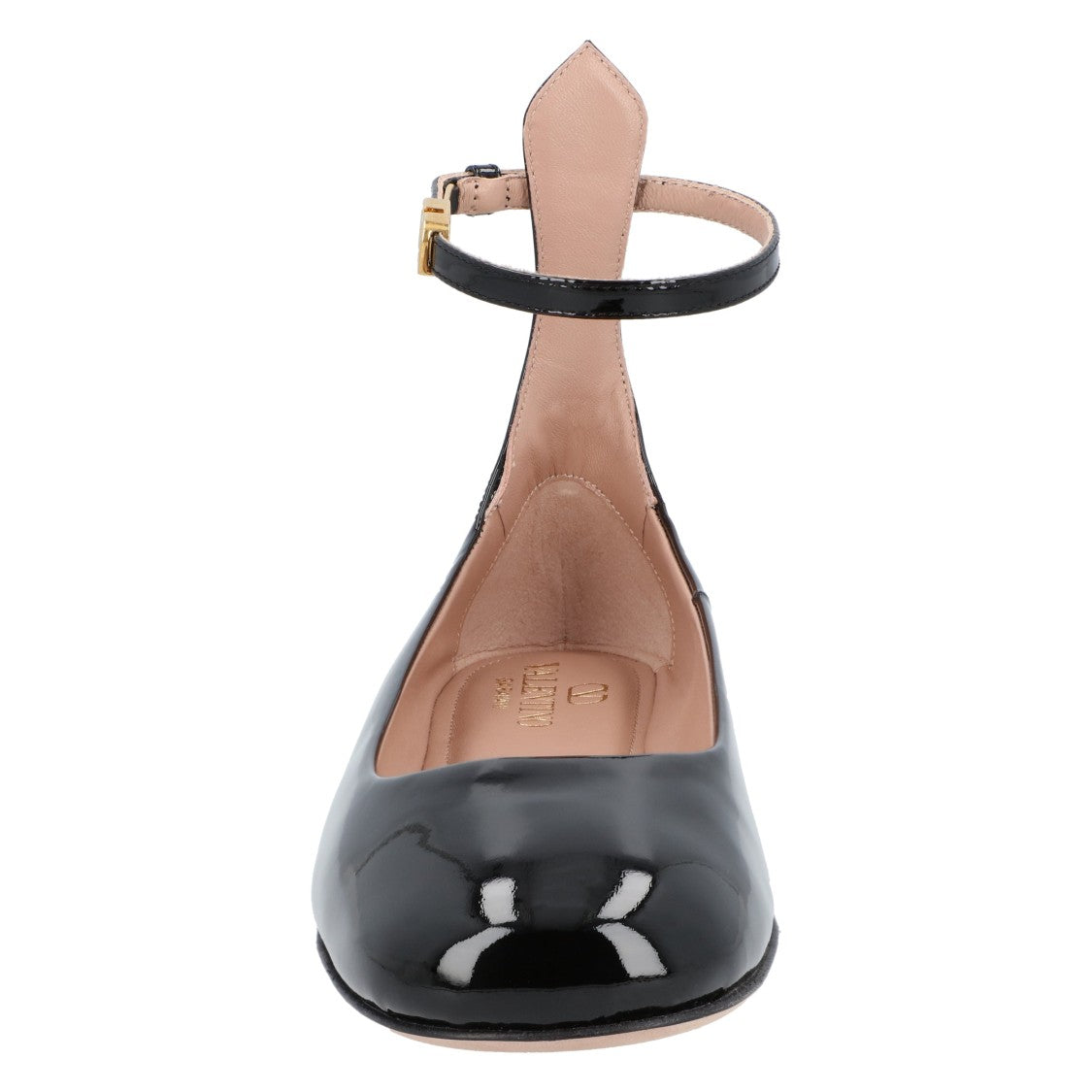 Valentino Patent Leather Ballerinas Black