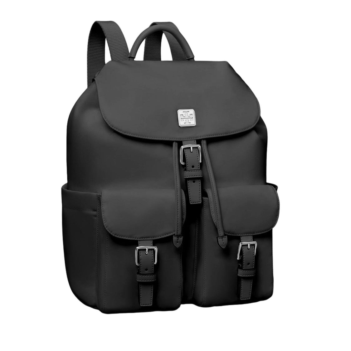 Tory Burch Nylon Virginia Backpack With Magnetic Snap Closure