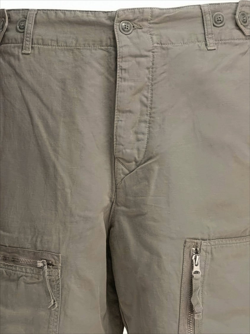 C.P. Company Relaxed Fit Straight Pants With Zippered Pockets