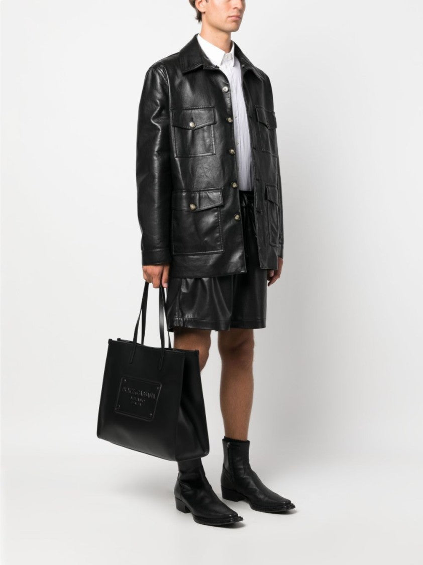 Dolce & Gabbana Smooth Black Calf Leather Dolce & Gabbana Bag