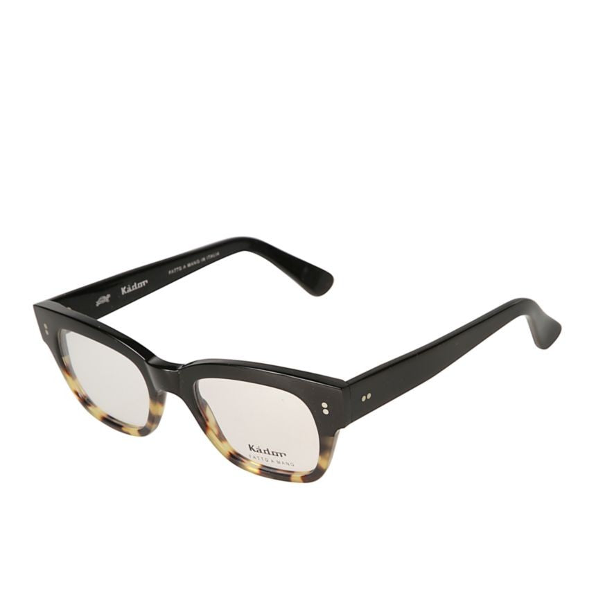 Kador Professor/N Bold Rectangular Eyeglasses With Tortoiseshell Accent