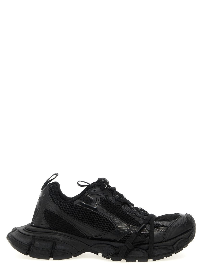 Balenciaga Used-Effect Mesh And Polyurethane Sneakers