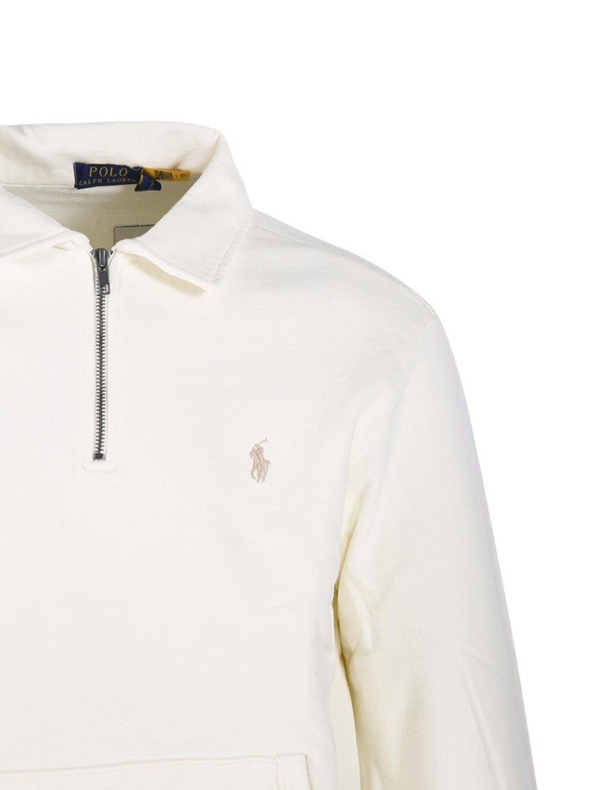 Polo Ralph Lauren Half-Zip Sweatshirt With Stand-Up Collar