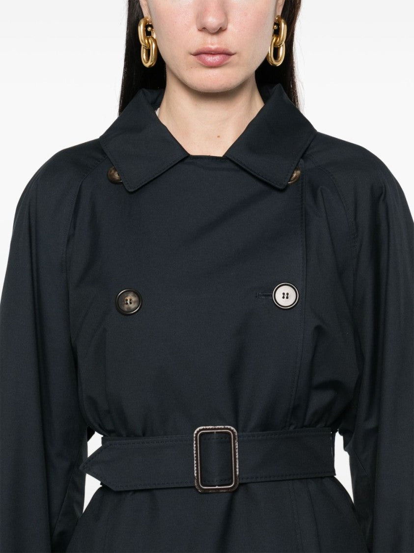 Max Mara Double-Breasted Trench Coat
