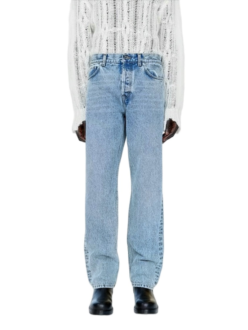 Séfr Light Blue Denim Pants With Classic Straight-Leg Fit