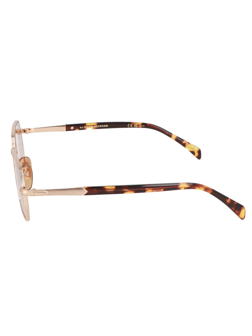 David Beckham Gold Db 1174/S Slim Sunglasses