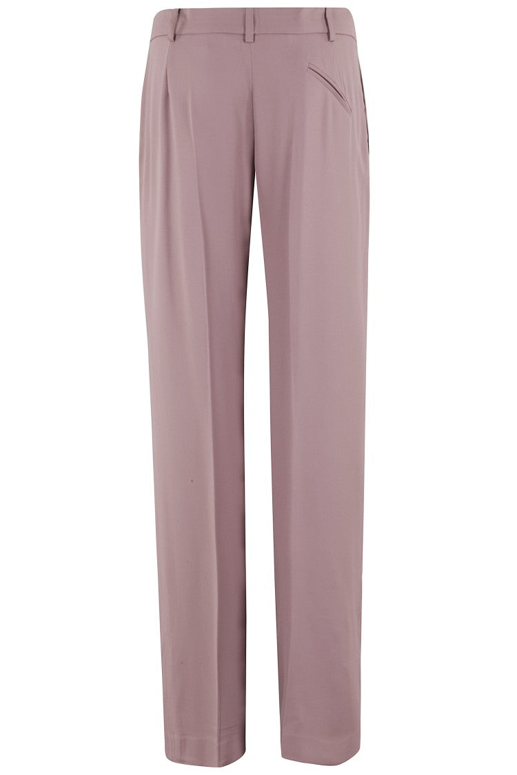 Federica Tosi Straight Leg Trousers With Pleated Design