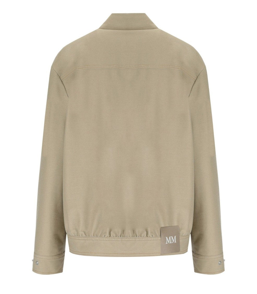 Max Mara Lepre Beige Denim Effect Jacket