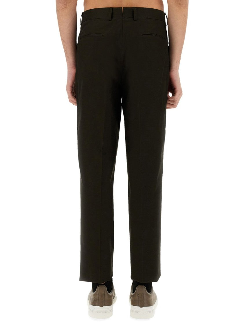 Zegna Tailored Pants With Pleated Front