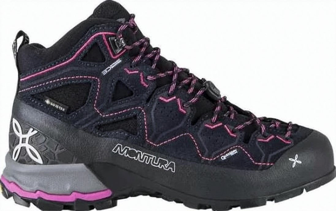 Montura High-Top Black Hiking Boots With Accents