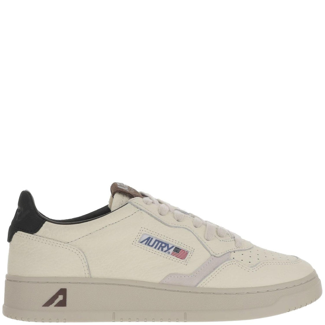 Autry Color-Block Low Sneakers With Suede Inserts