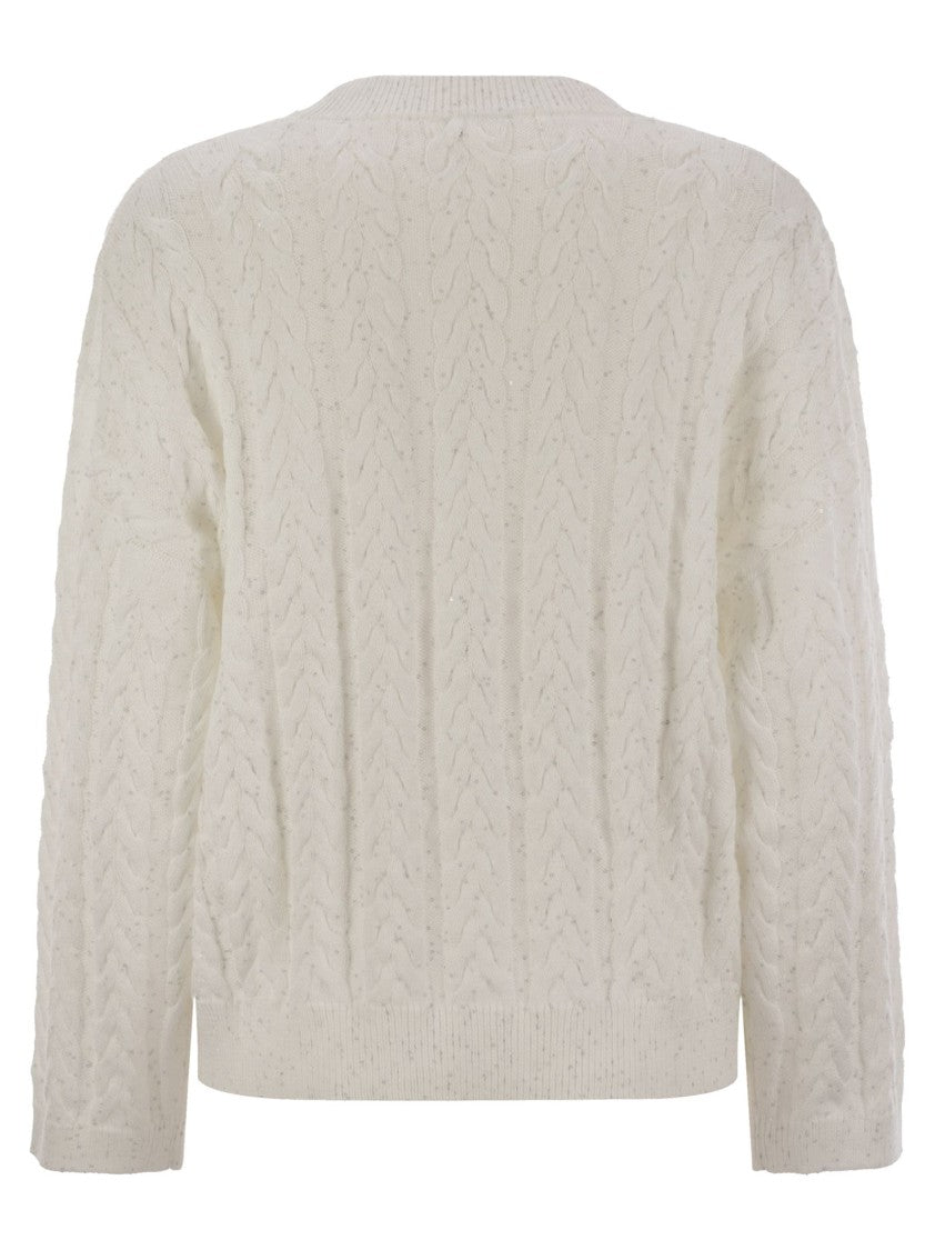 Brunello Cucinelli Dazzling Double Cable Cotton Jersey