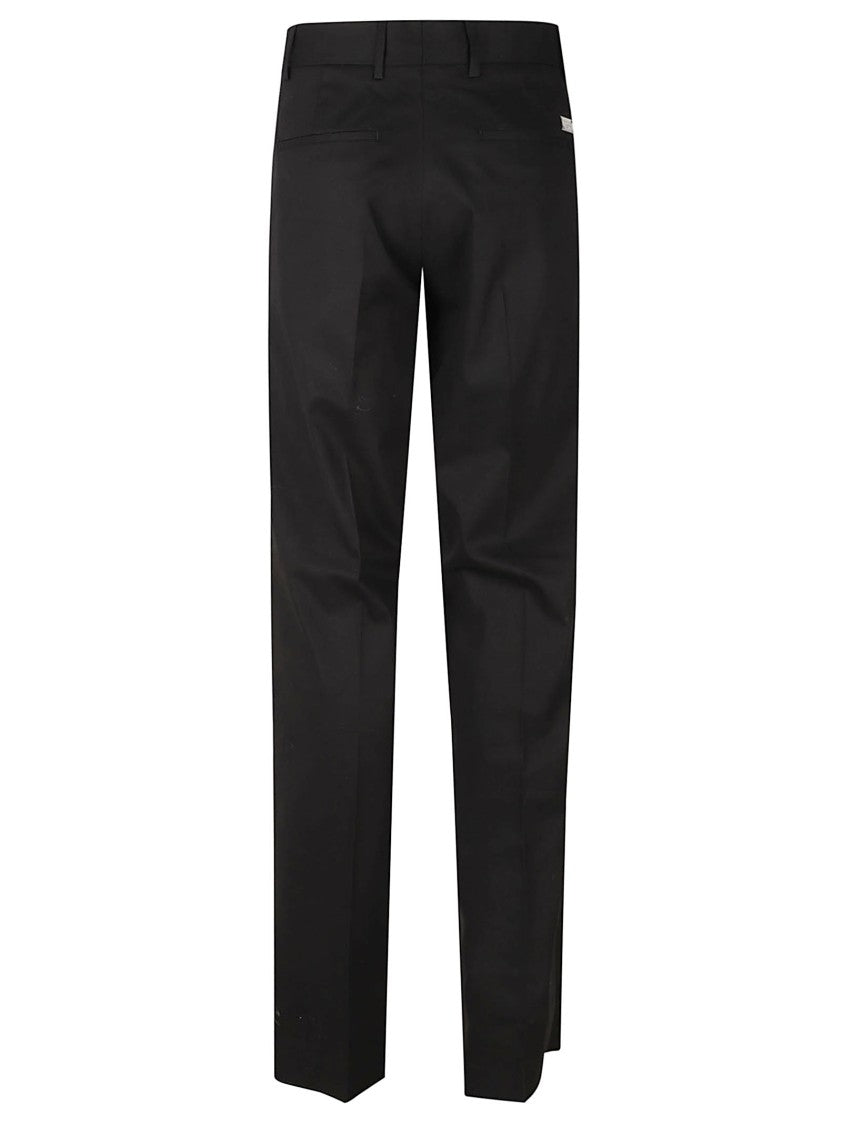 Philipp Plein Tailored Black Trousers With Classic Waistband And Straight-Leg Cut